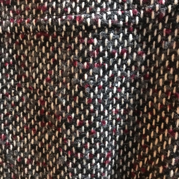 NWT Larry Levine Blackberry Tweed Pea Coat - Picture 4 of 4